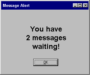 Message Alert!