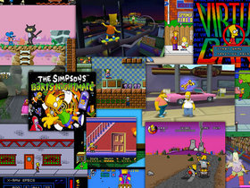 Simpsons video games through the years.