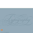 Wallpaper: Typography Blue