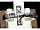 SUPER 14 K WHITE GOLD CROSS RING NIB sz 7-7/8