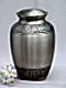 PET/HUMAN 9" TALL PEWTER FUNERAL CREMATION URN,NEW URNS