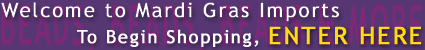 Mardi gras beads shopping