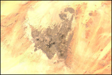 The Earth at 800,000 m away over Emi Koussi