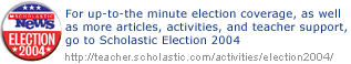 2004 Election site at Scholastic