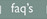 faq's