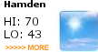 Click here for current weather conditions and five day forecast.