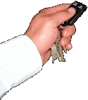 A hand with a Lock N Load hand held controller