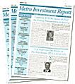 The Metro Investment Report Print Edition