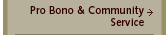 Pro Bono & Community Service