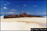 The wreck of the Maheno