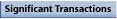 Significant Transactions
