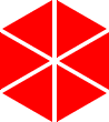 hexagon in 6 equal pieces