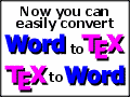Chikrii Word2TeX Software