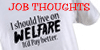 Job Thoughts: Job Humor T-shirts