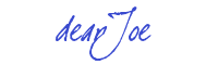 Click to download Dear Joe font