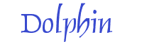 Click to download Dolphin font