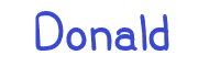 Click to download Donald font