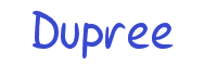 Click to download Dupree font