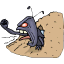 Graphic of a mad ant shaking his fist.