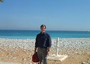 - Hubby enjoying Altea in Spain.