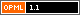 OPML 1.1 Feed
