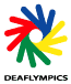 Logo: DEAFLYMPICS
