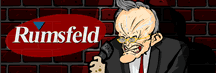 Rumsfeld doing stand-up