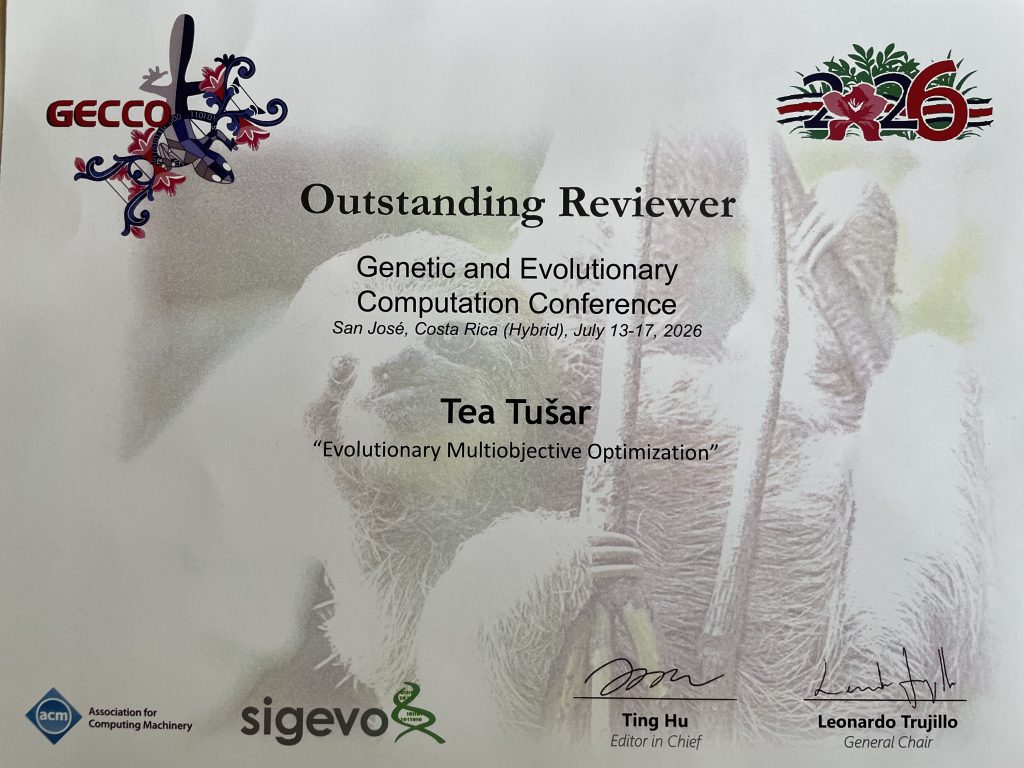 Outstanding Reviewer Award
